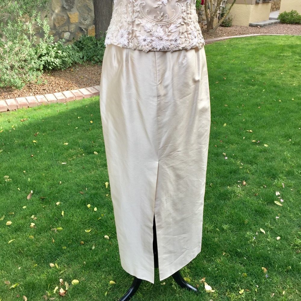Caviar 3 pieces Dress Ivory Gold‎ 10 - Picture 2 of 8